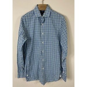 J Crew Men’s Shirt Button Down Long Sleeve 120’s 2 Ply Ludlow Gingham Size XS